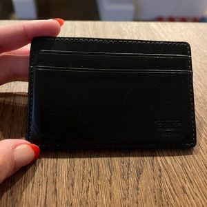 Coach Men’s money clip card case
